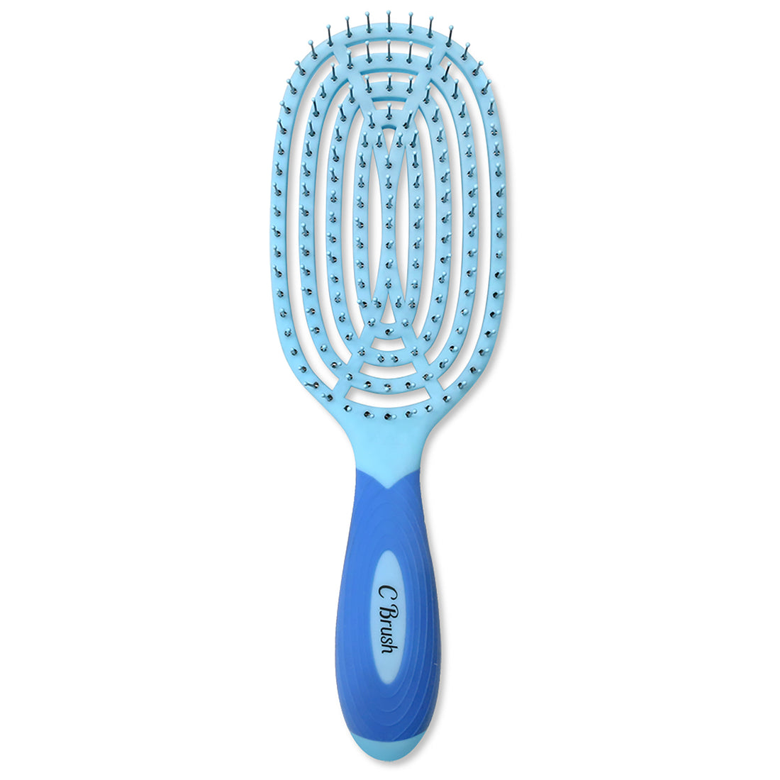 Circular Venting Detangling C Brush - Blue