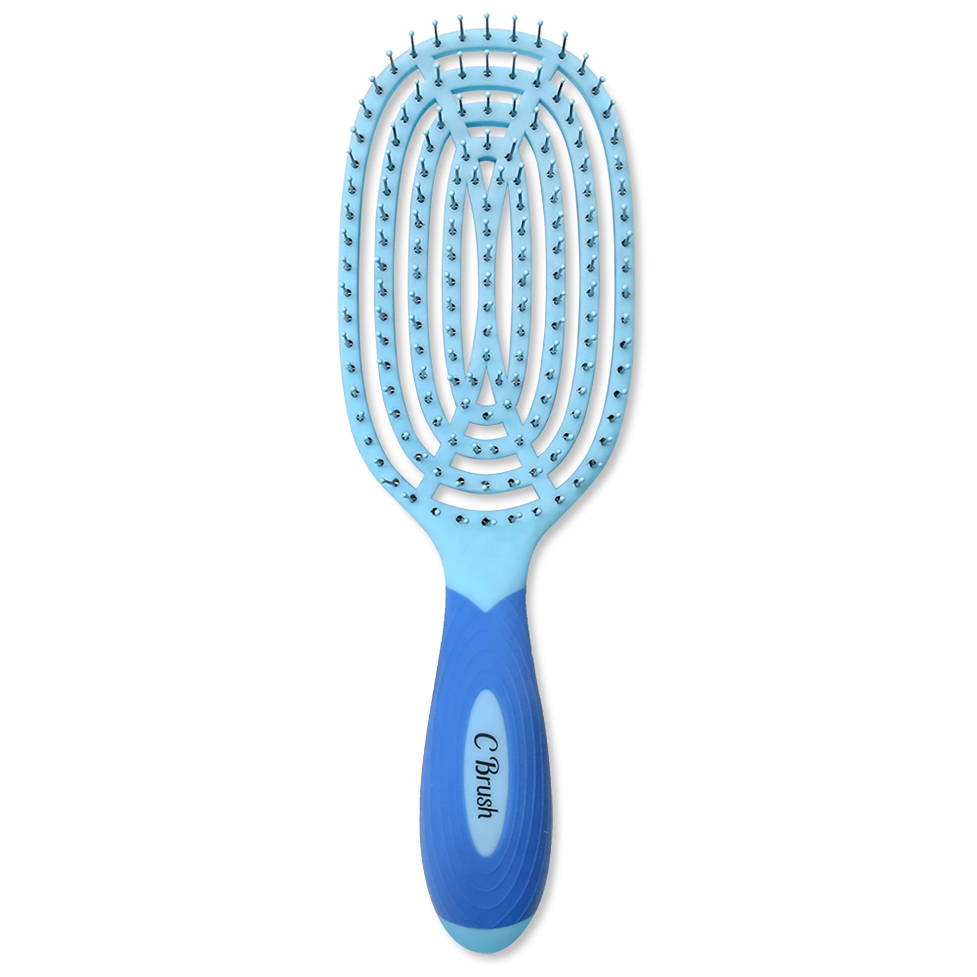 Circular Venting Detangling C Brush - Blue
