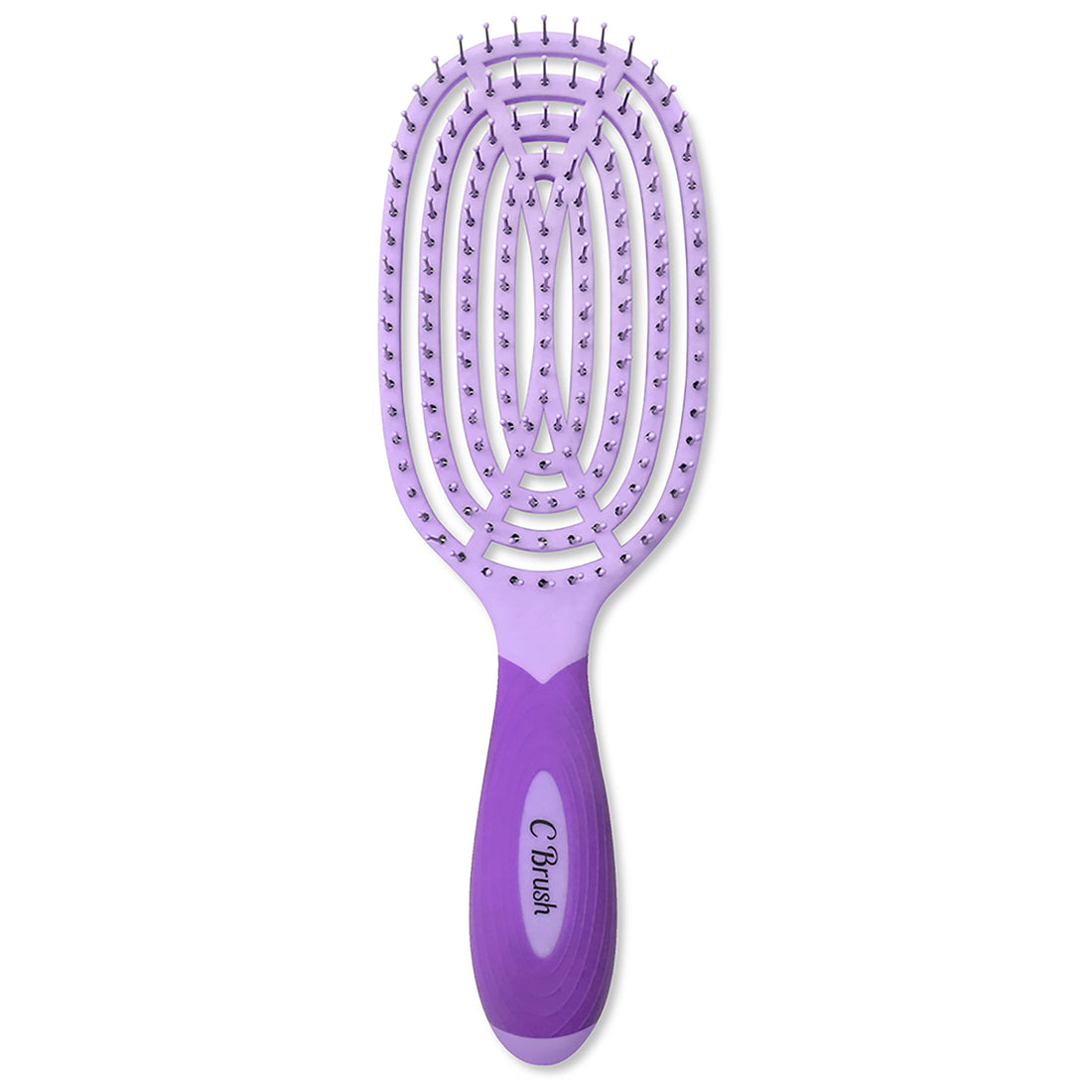 Circular Venting Detangling C Brush - Purple