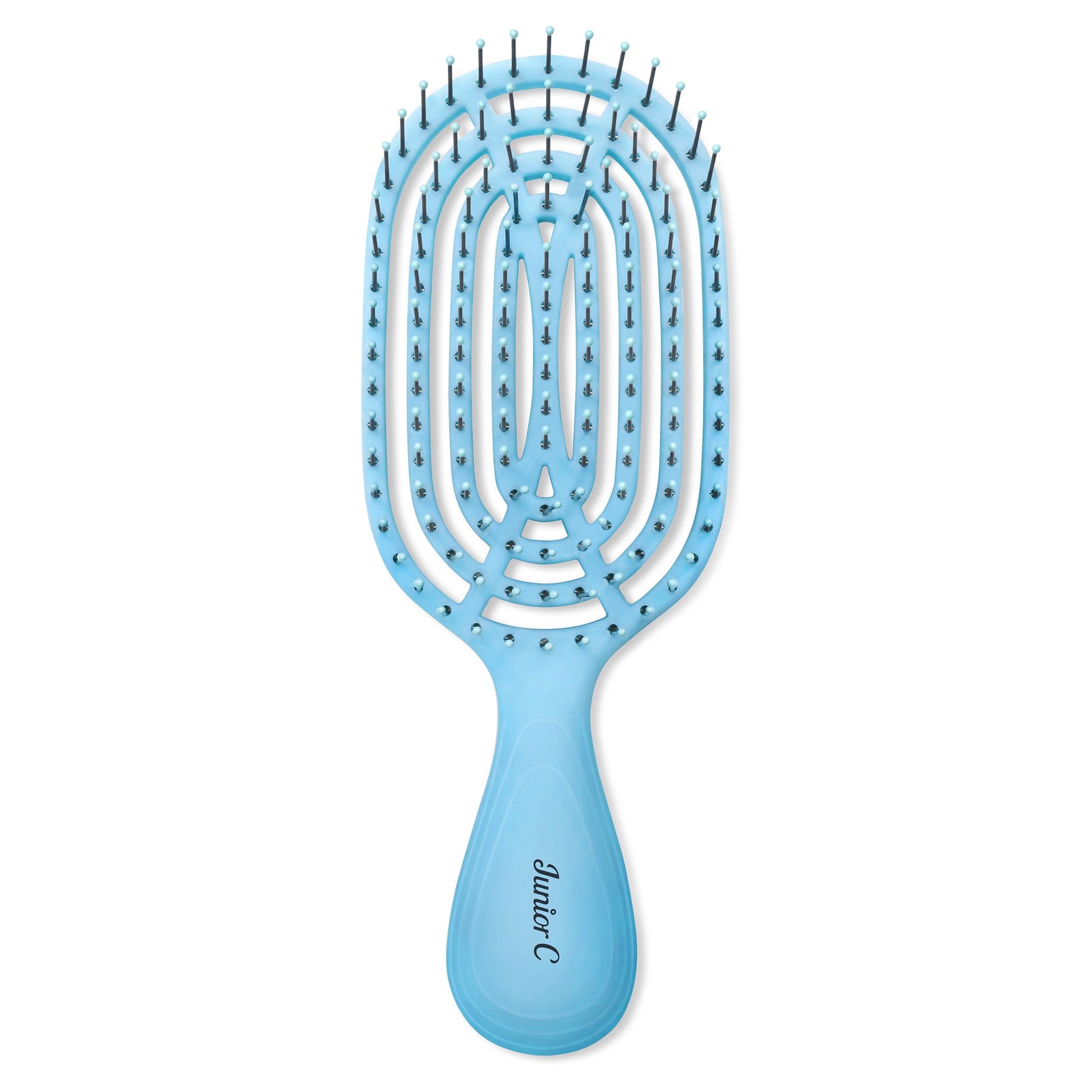 Circular Venting Detangling Junior C Brush - Blue