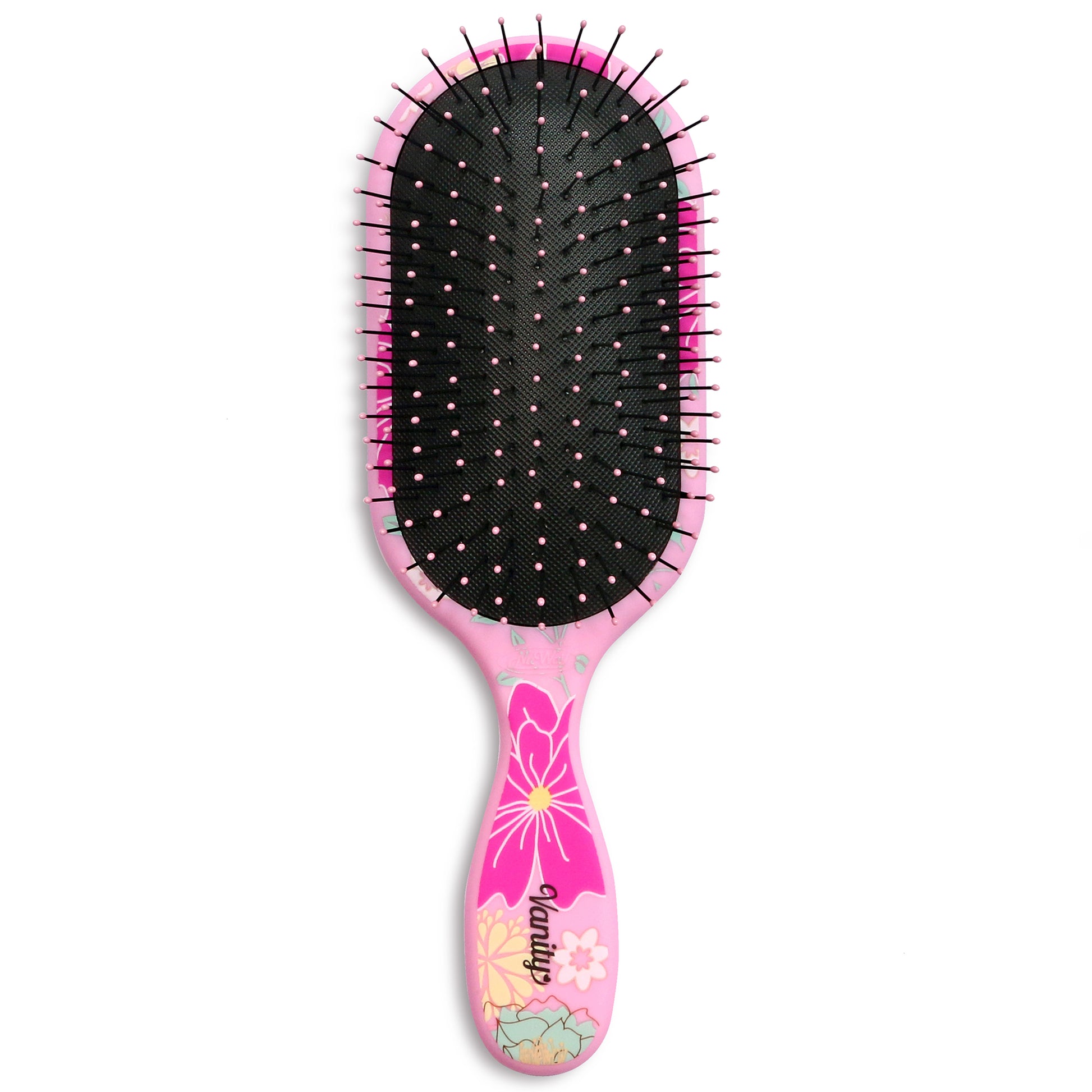 Vanity Detangling Brush - Pink Flower
