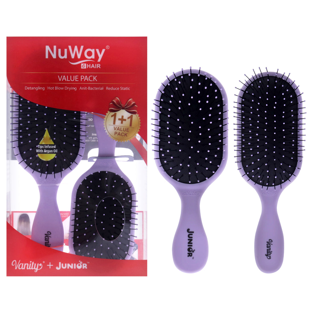 Vanity And Junior Pro Brush Set - Purple