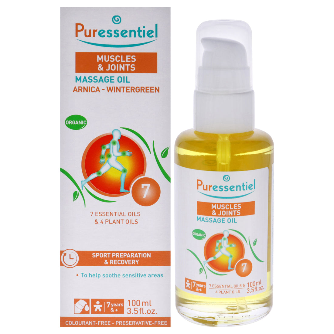 Muscle Relaxing Organic Massage Oil - Arnica and Wintergreen