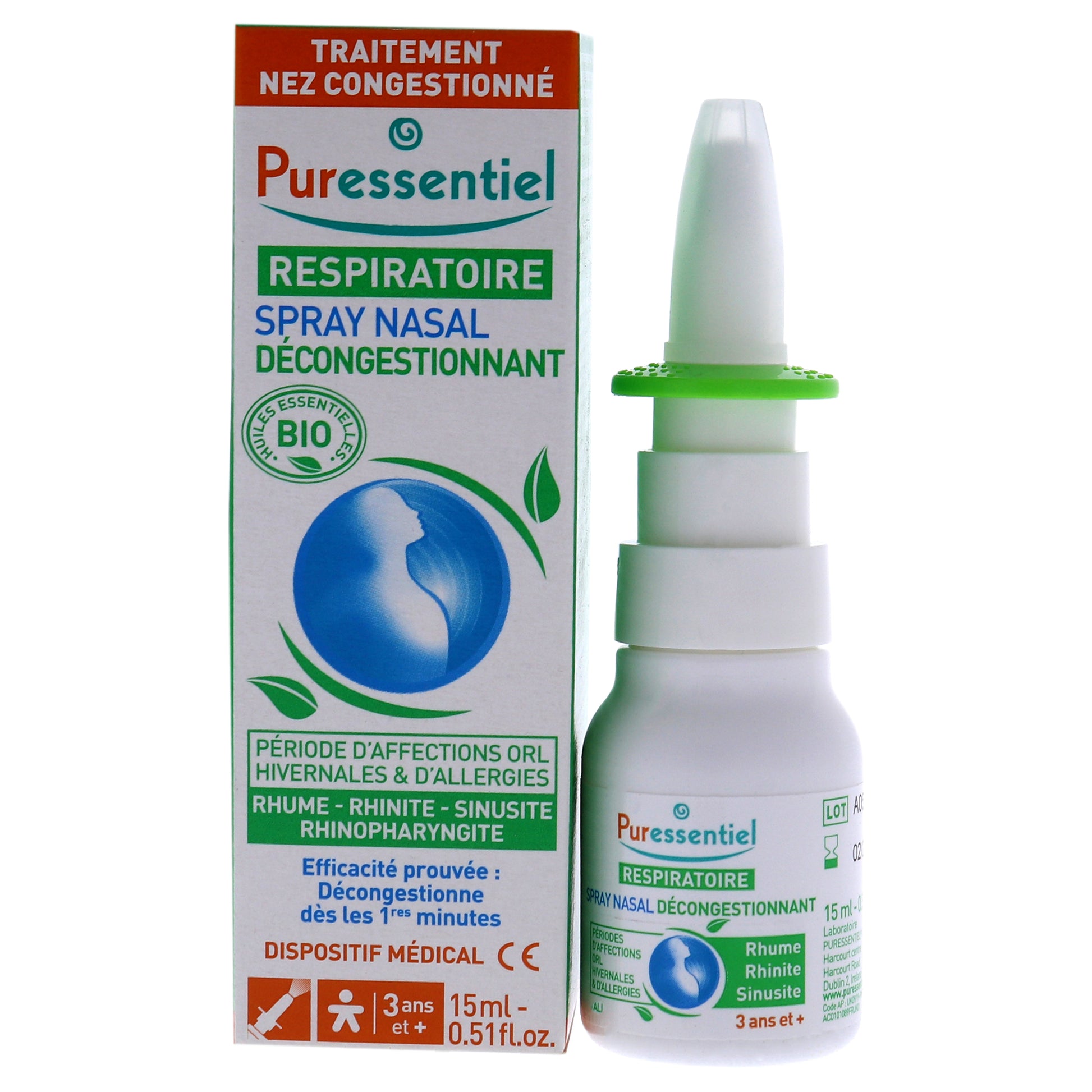 Respiratory Decongestant Nasal Spray