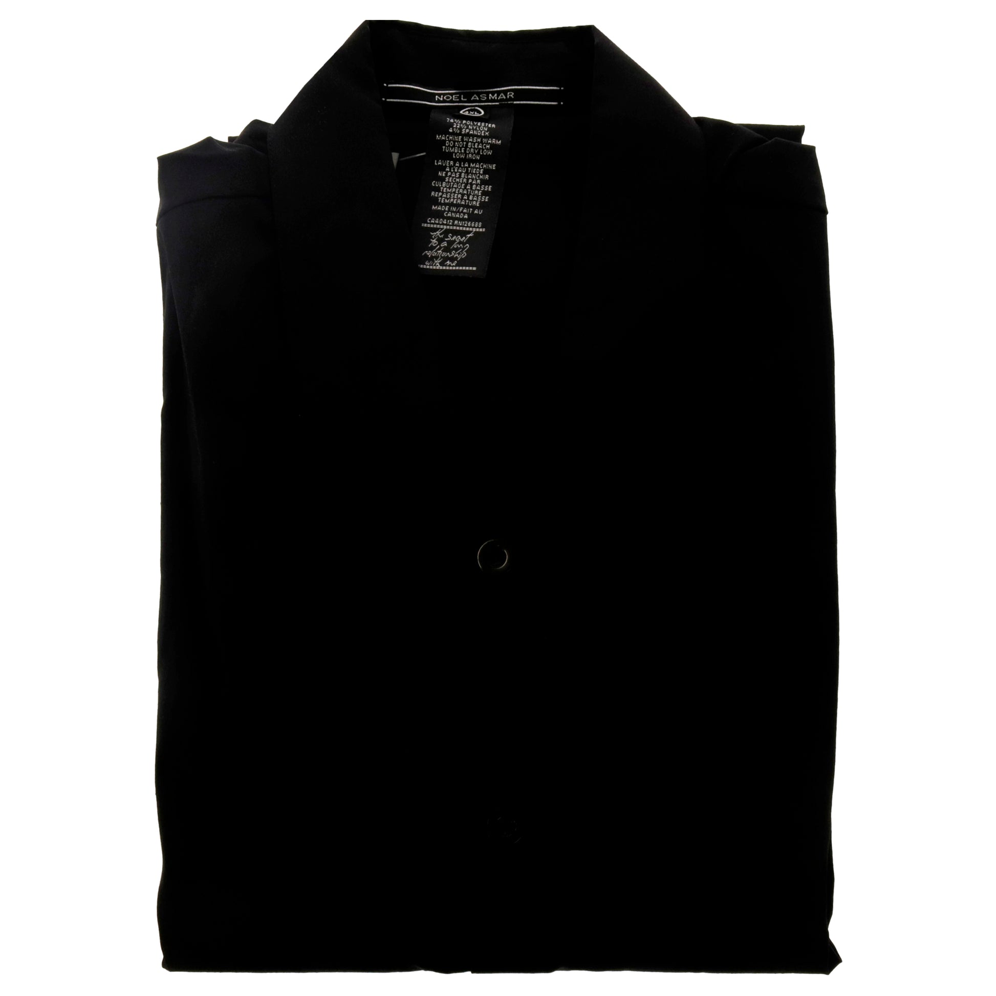 Signature Tunics Shirt Collar - Black