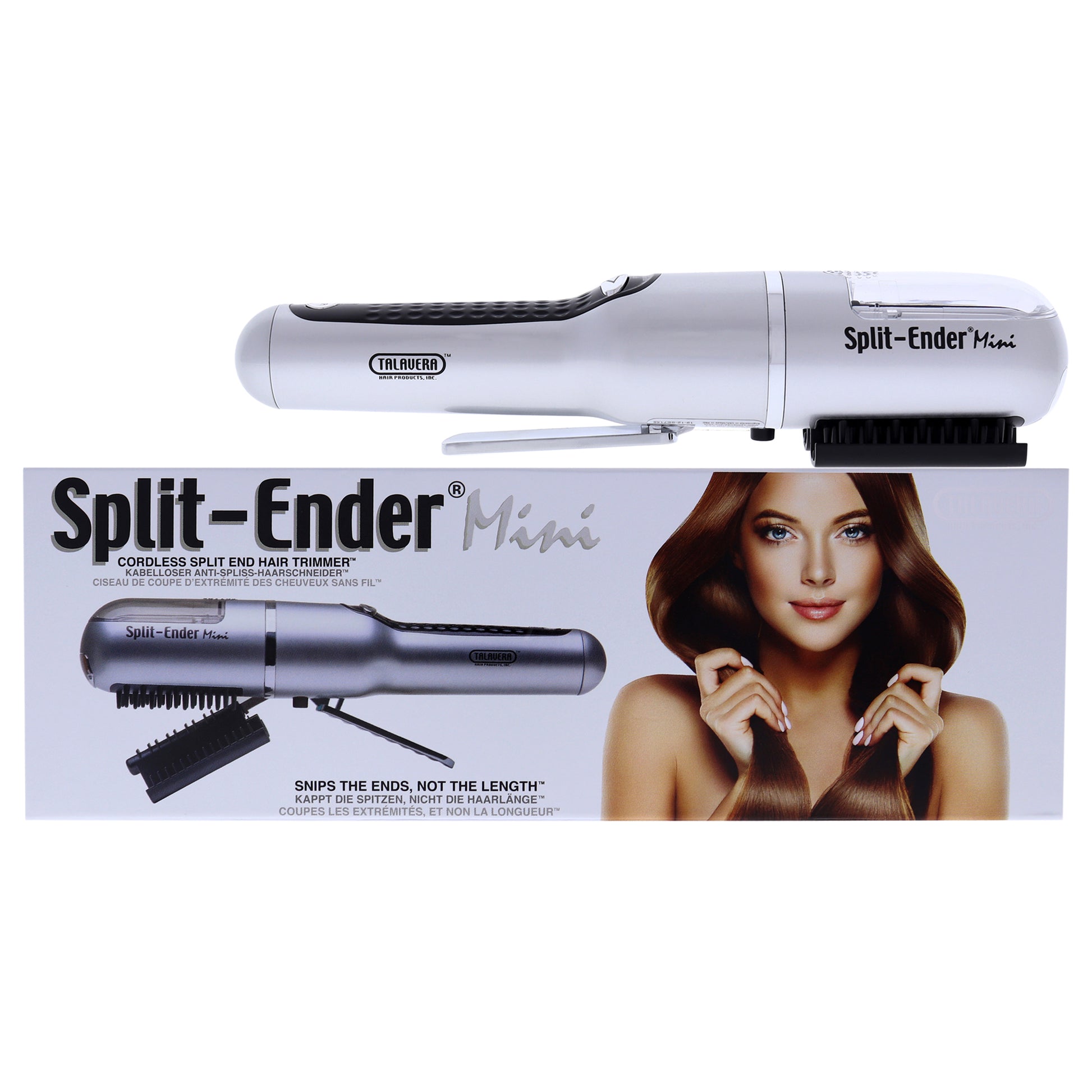 Split-Ender Mini Cordless Hair Trimmer - Silver