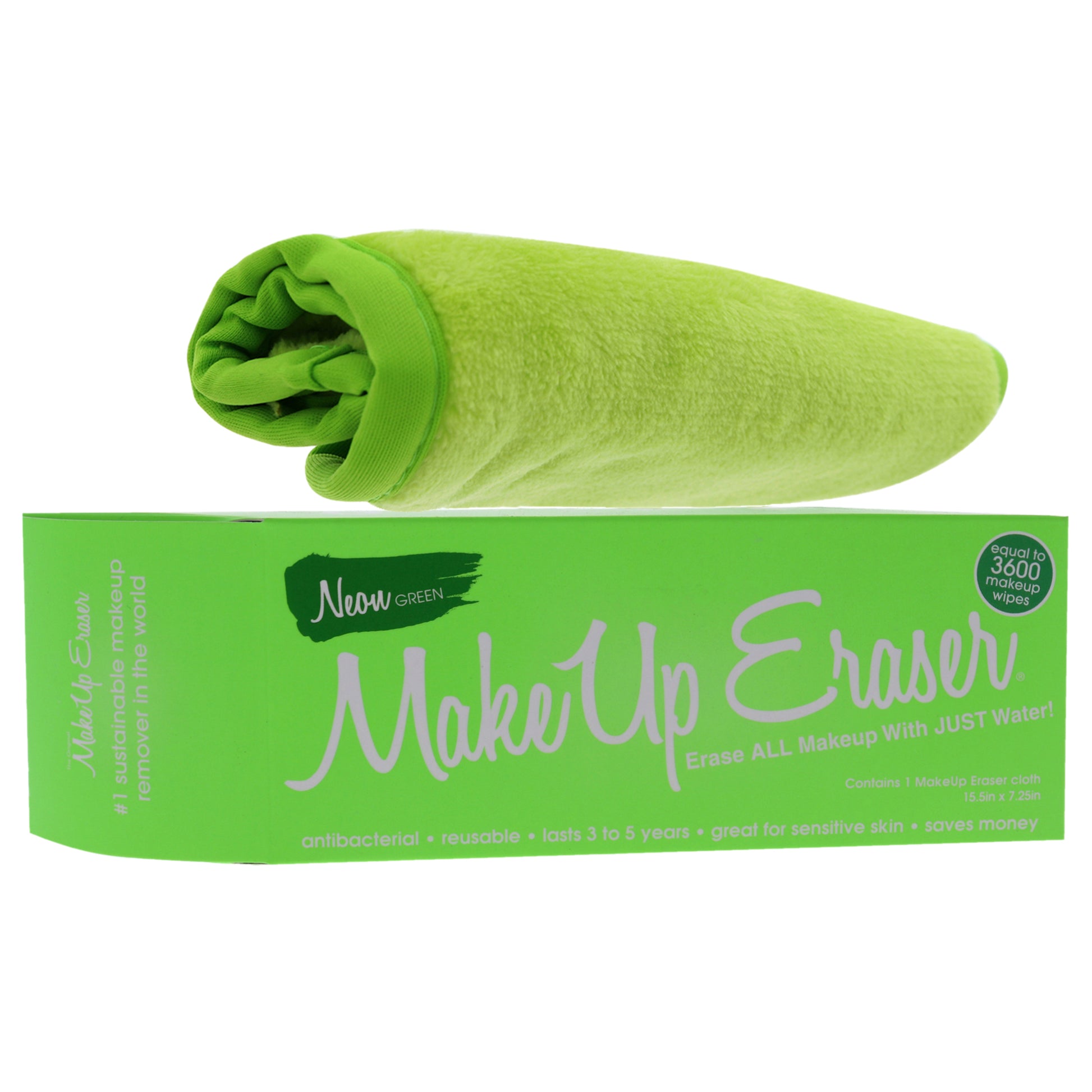 Makeup Remover Cloth - Neon Green