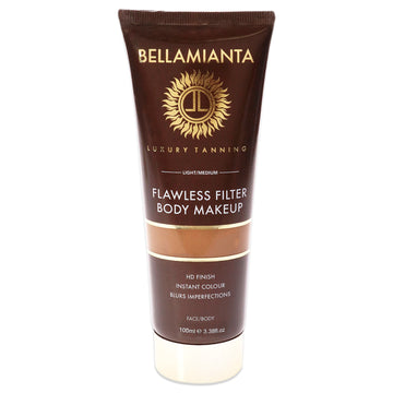 Flawless Filter Body Makeup - Light Medium by Bellamianta for Women - 3.38 oz Bronzer