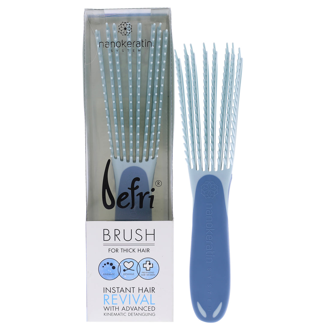 BeFri Hair Brush - Blue