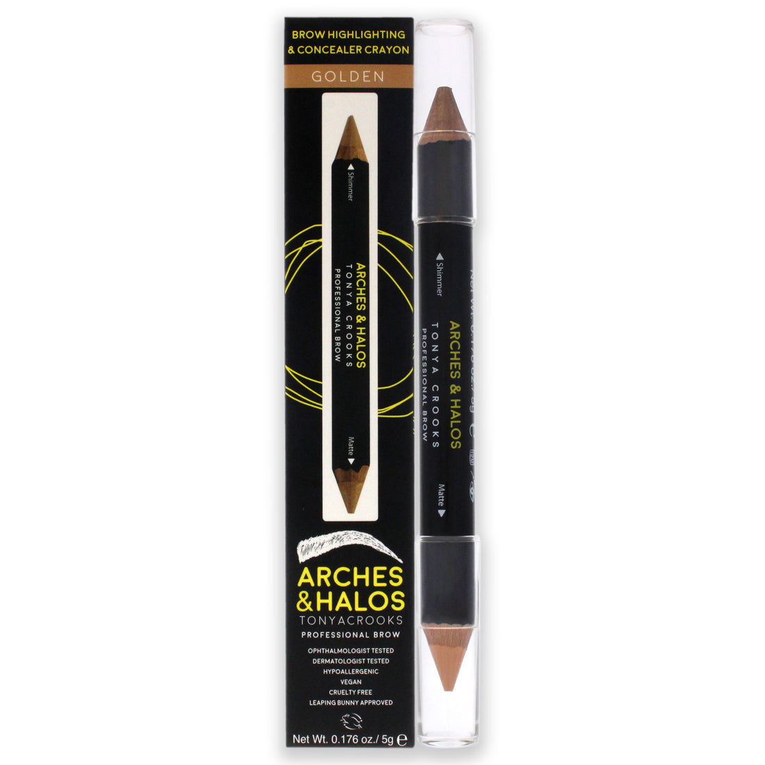 Brow Highlighting and Concealer Crayon - Golden