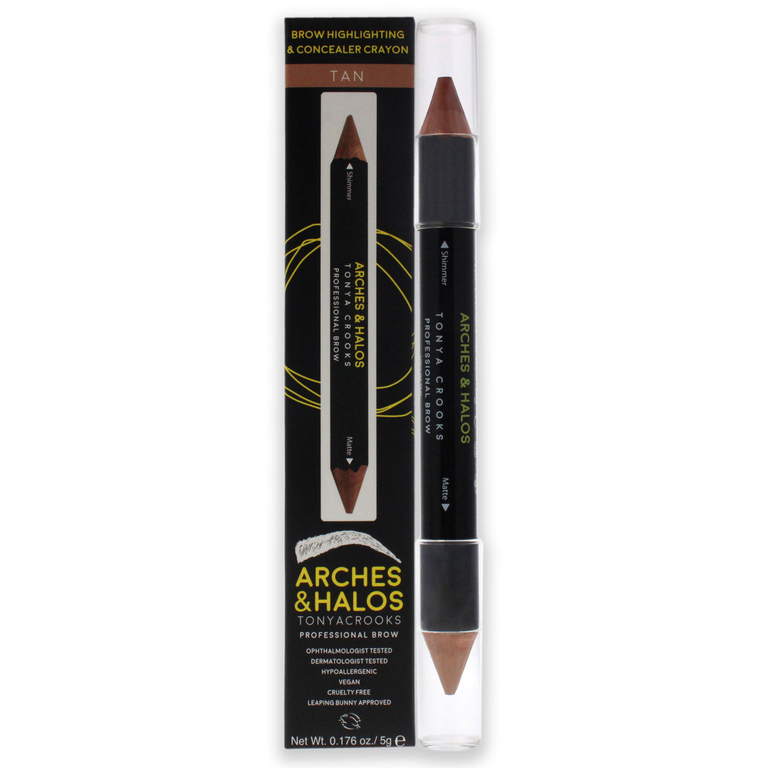 Brow Highlighting and Concealer Crayon - Tan