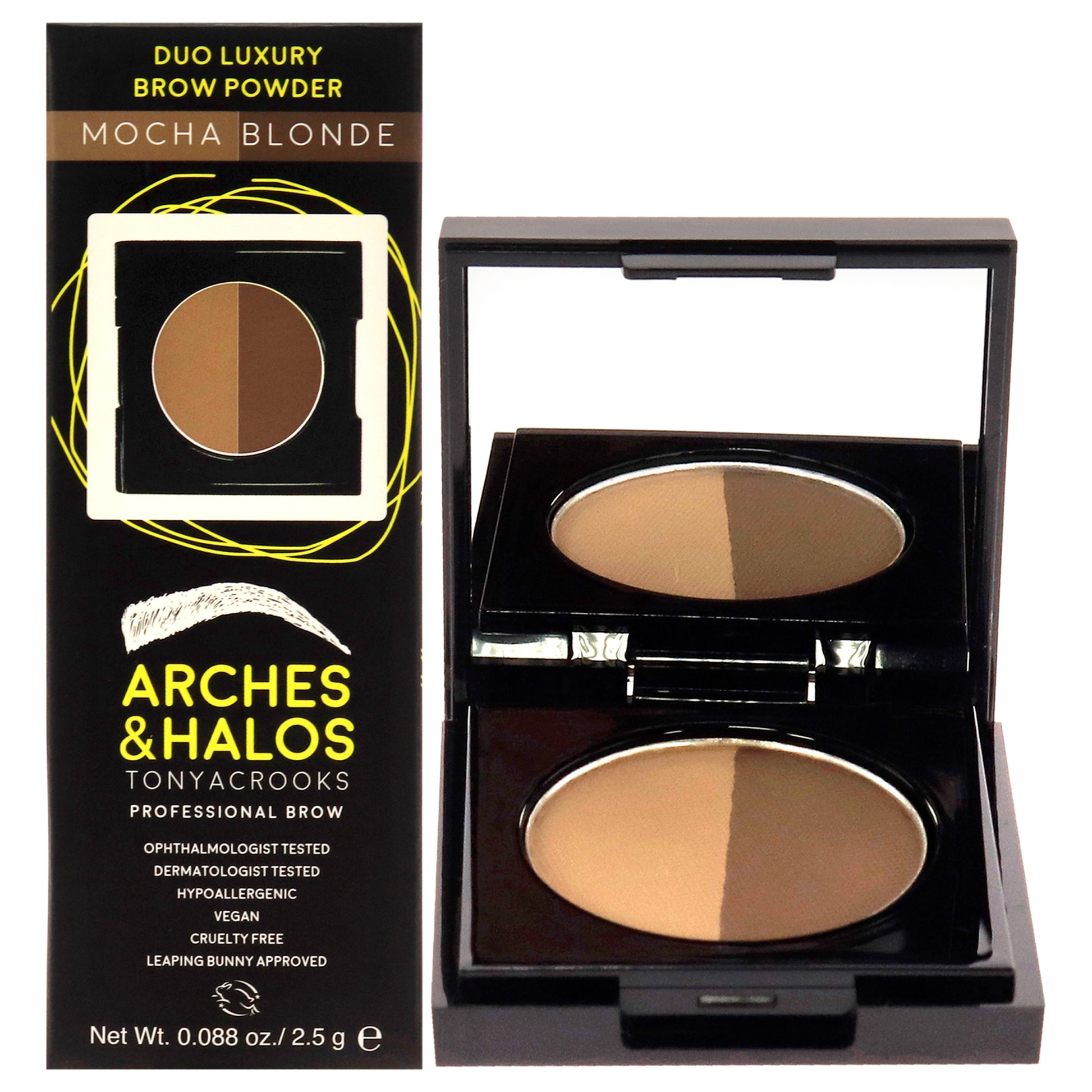 Arches and Halos Duo Luxury Brow Powder