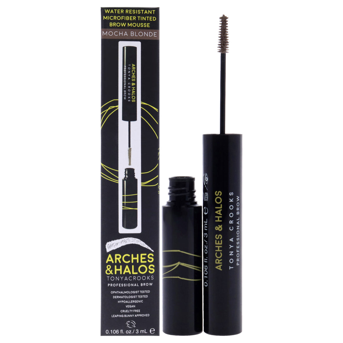 Arches and Halos Microfiber Tinted Brow Mousse Waterproof