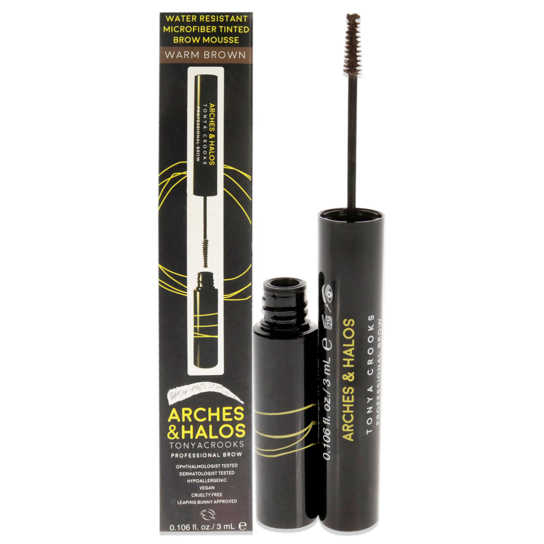 Microfiber Tinted Brow Mousse - Warm Brown