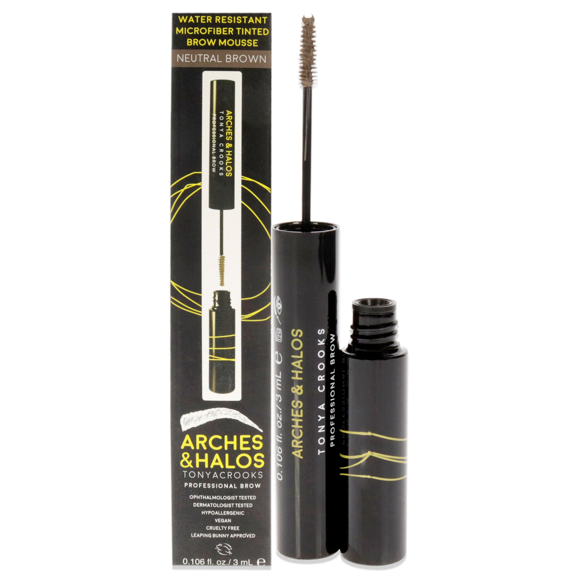 Microfiber Tinted Brow Mousse - Neutral Brown