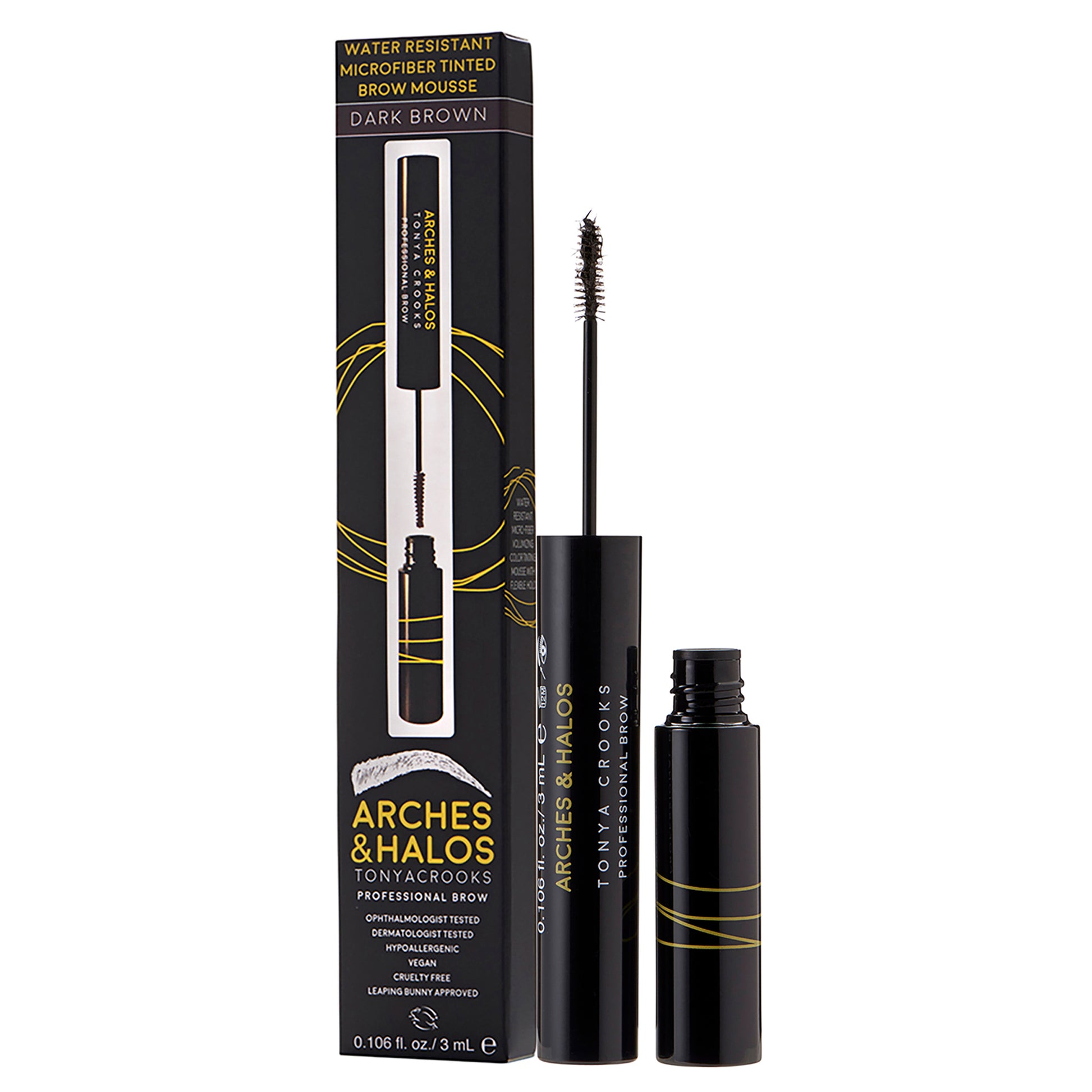 Arches and Halos Microfiber Tinted Brow Mousse Waterproof