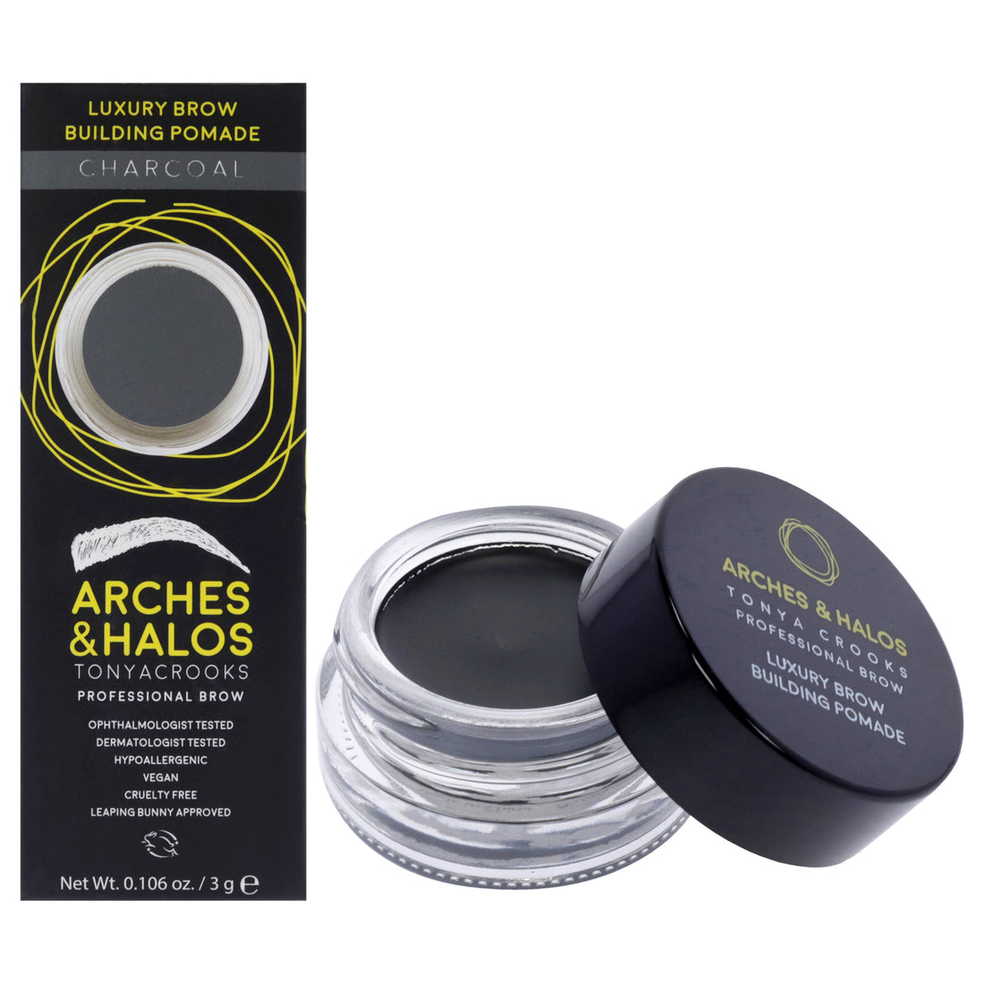 Luxury Brow Building Pomade - Charcoal