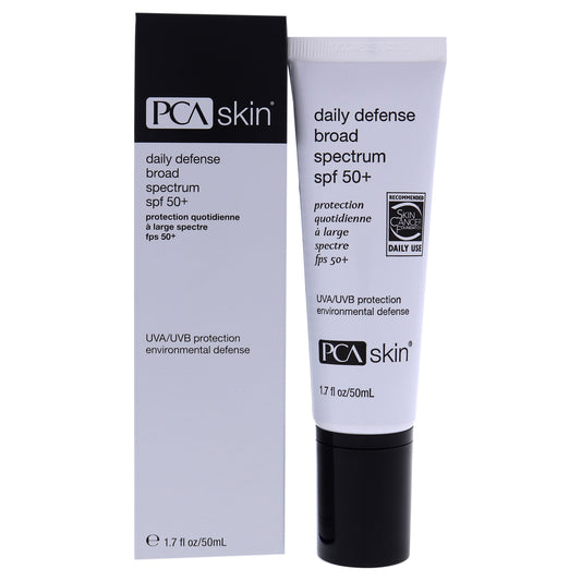 Daily Defense SPF 50 by PCA Skin for Unisex 1.7 oz Cream
