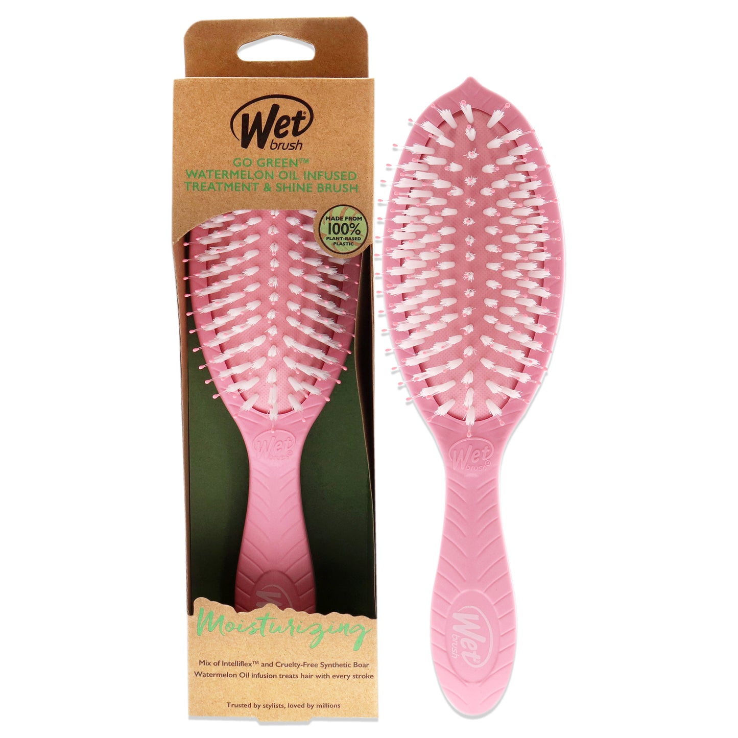 Go Green Oil Infused Shine Brush - Watermelon Seed Oil