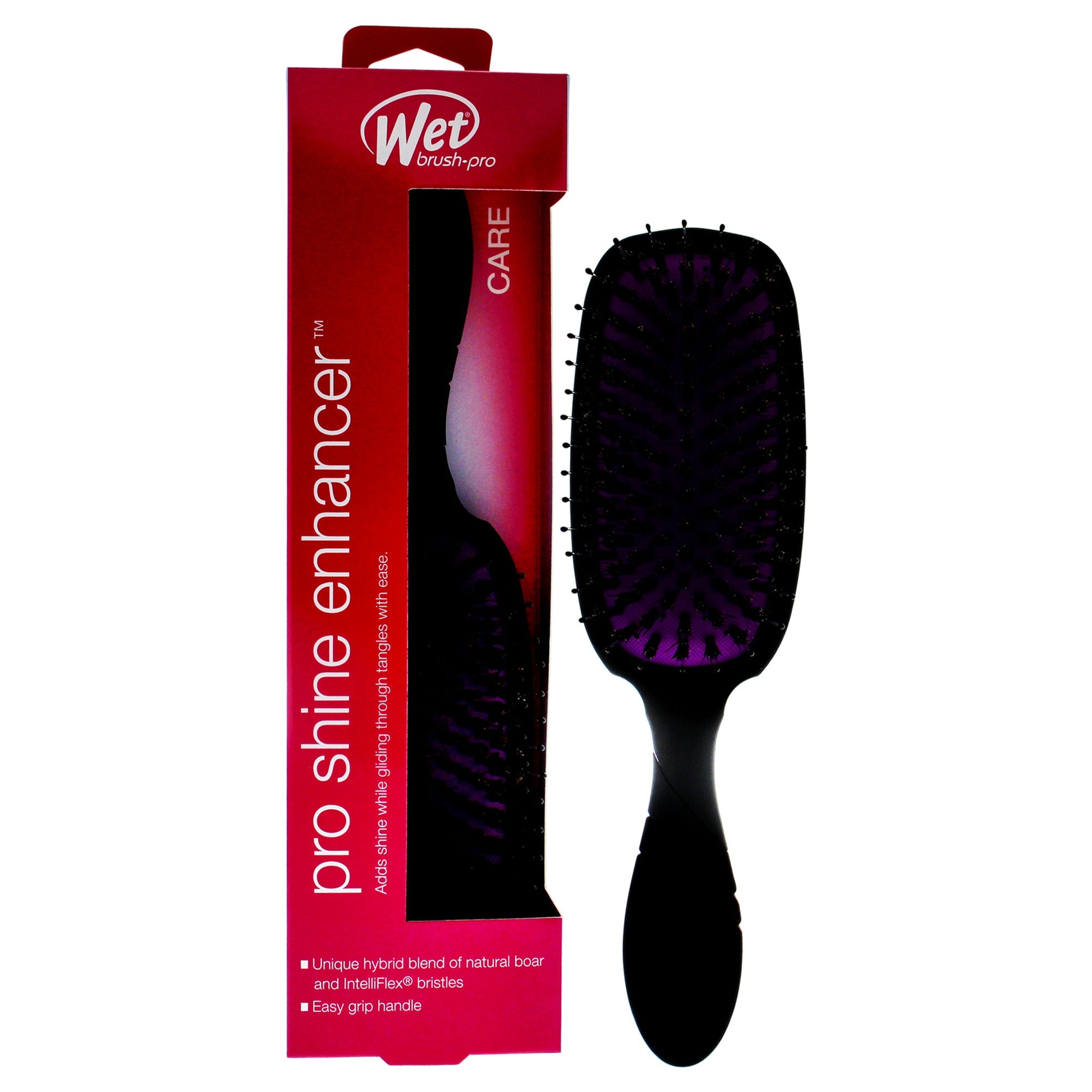 Pro Detangler Shine Enhancer Brush - Black