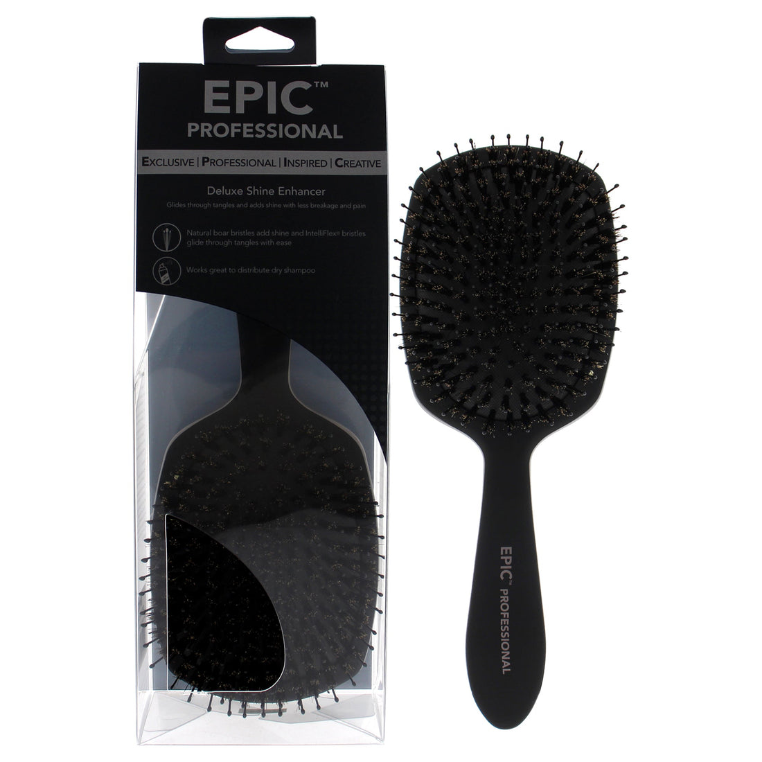 Pro Epic Deluxe Shine Enhacer Brush - Black