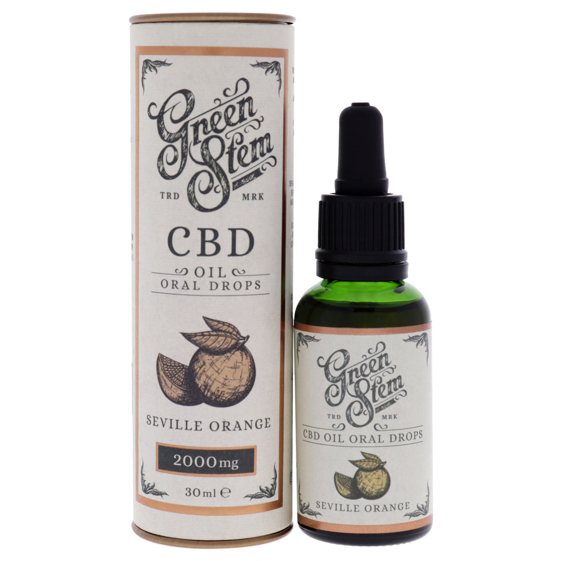 Green Stem CBD Oil Oral Drops 2000mg