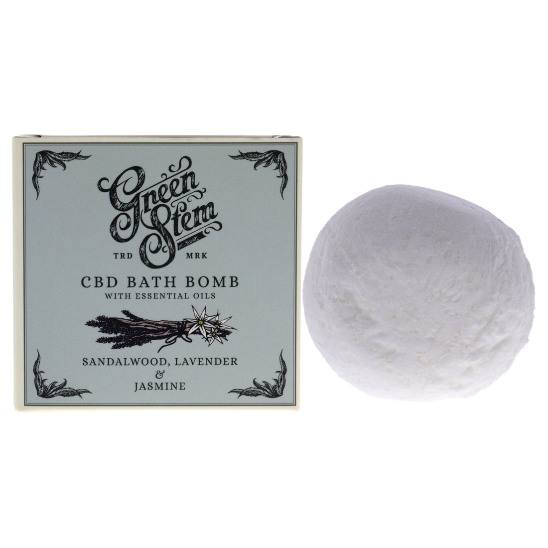 CBD Bath Bomb - Sandalwood Lavander and Jasmine