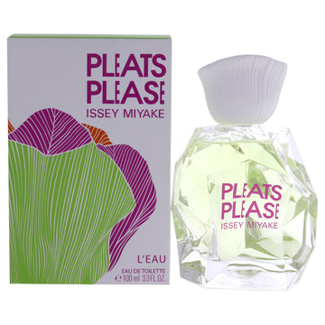 Pleats Please Leau by Issey Miyake for Women - 3.3 oz EDT Spray