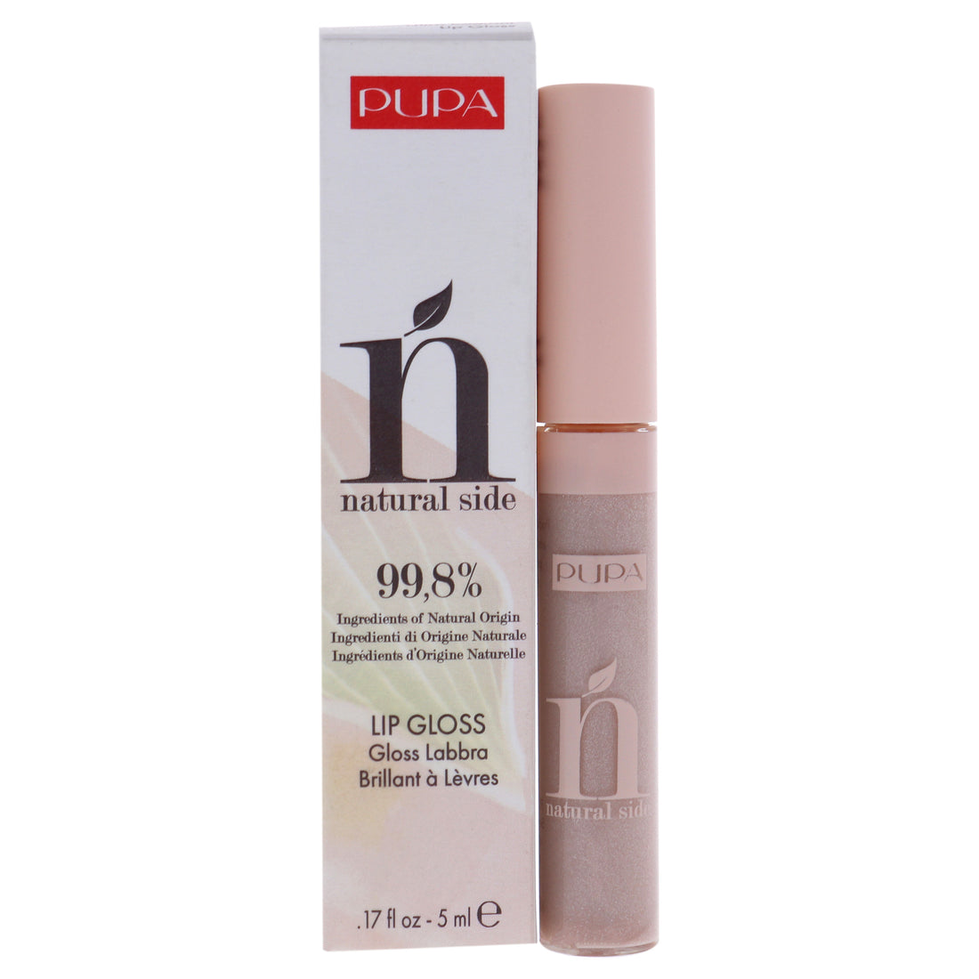 Natural Side Lip Gloss - 001 Light Rose