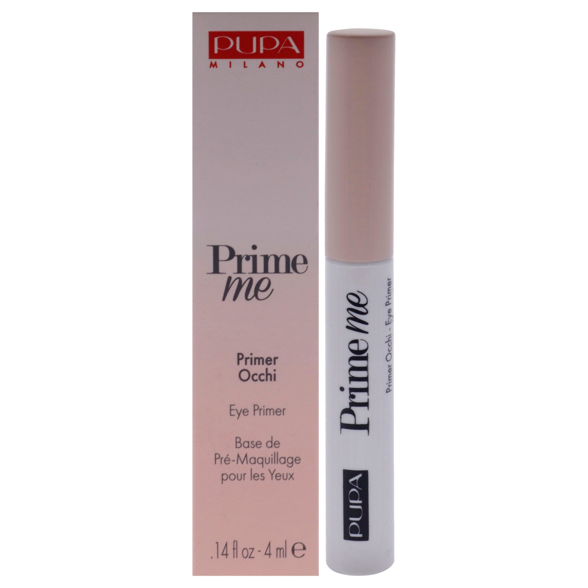 Prime Me Eye Primer - 001 Nude by Pupa Milano for Women - 0.14 oz Eye Primer