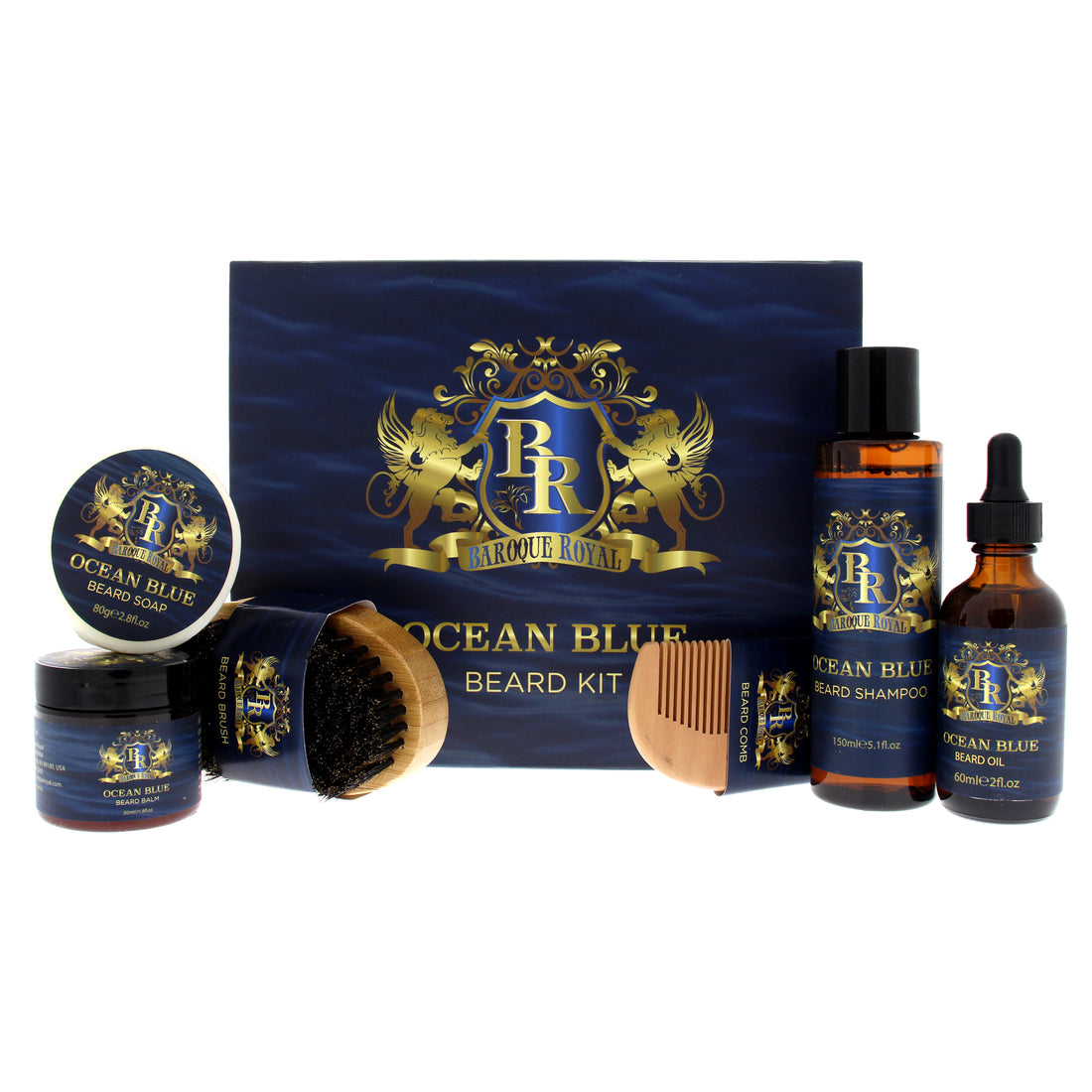 Ocean Blue Beard Kit