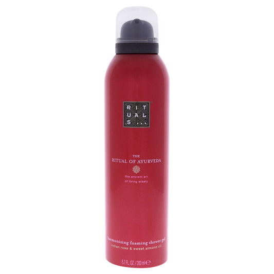 The Ritual of Ayurveda Foaming Shower Gel by Rituals for Unisex - 6.7 oz Shower Gel
