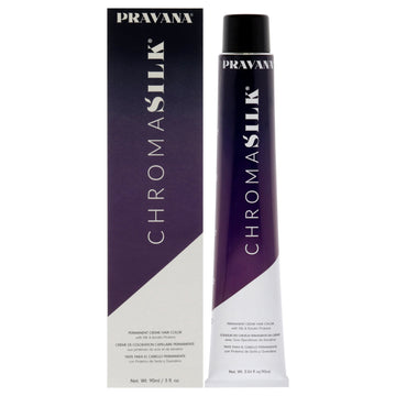 ChromaSilk Creme Hair Color - 10.13 Extra Light Ash Golden Blonde by Pravana for Unisex - 3 oz Hair Color