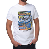 NASCAR Mens Classic Crew Tee - Kevin Harvick - 1 White