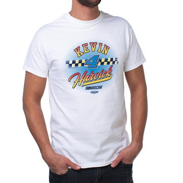 NASCAR Mens Classic Crew Tee - Kevin Harvick - 8 White by DelSol for Men - 1 Pc T-Shirt (S)