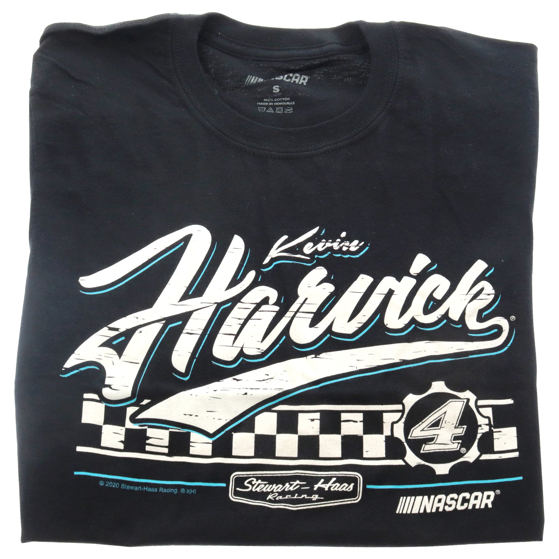 NASCAR Mens Classic Crew Tee - Kevin Harvick - 3 Black