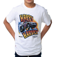 NASCAR Kids Fine Jersey Crew Tee - Kevin Harvick - 10 White