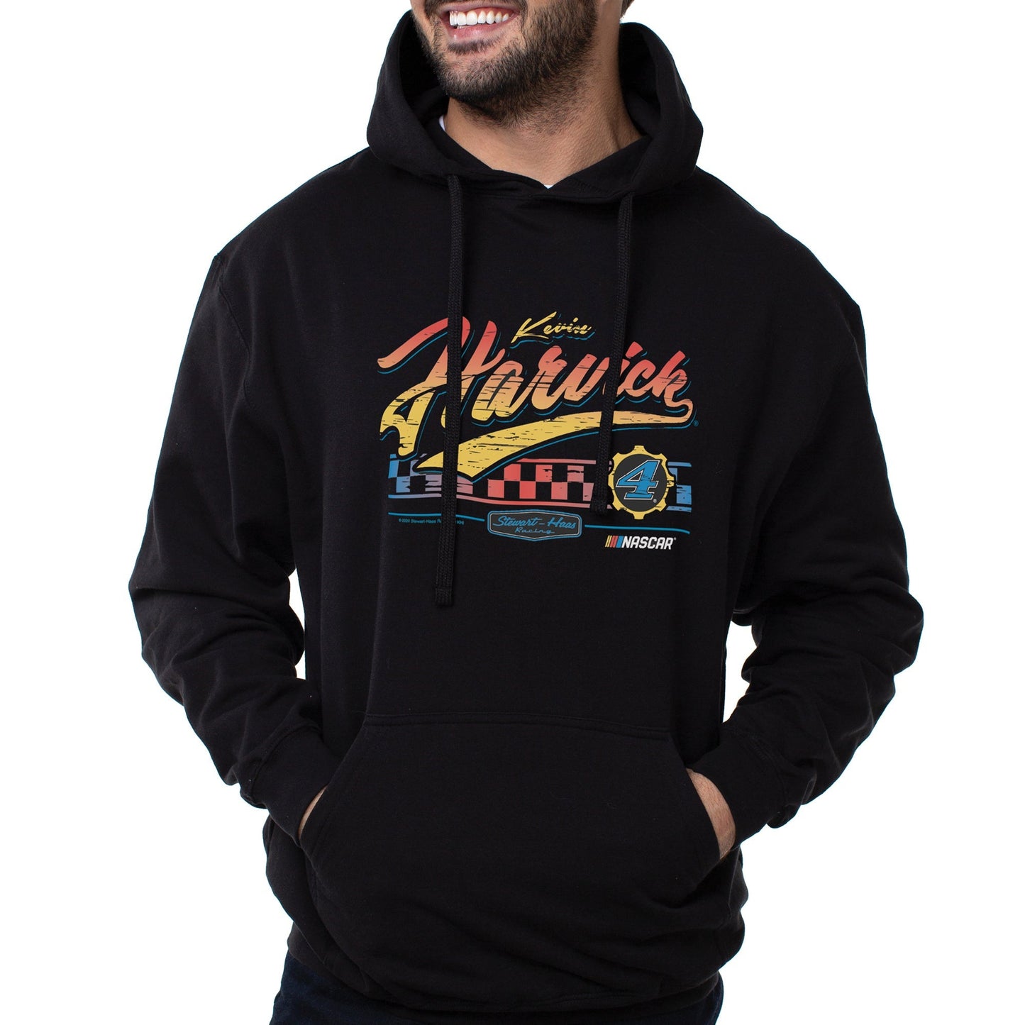 NASCAR Hooded Sweatshirt - Kevin Harvick - 3 Black