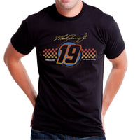 NASCAR Mens Classic Crew Tee - Martin Truex Jr - 1 Black
