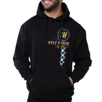 NASCAR Hooded Sweatshirt - Kyle Busch - 8 White