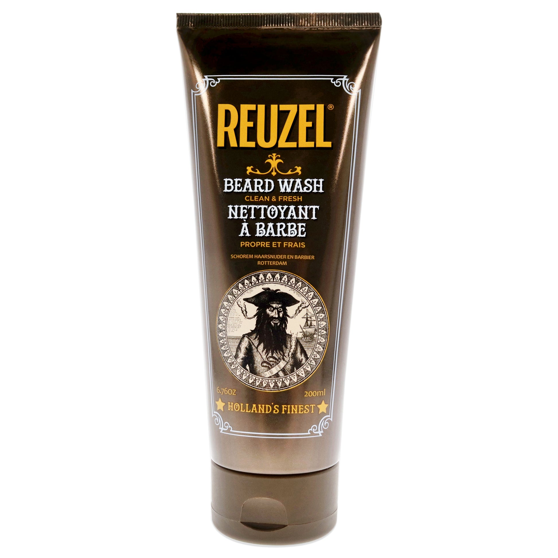 Clean and Fresh Beard Wash by Reuzel for Men - 6.76 oz Beard Wash