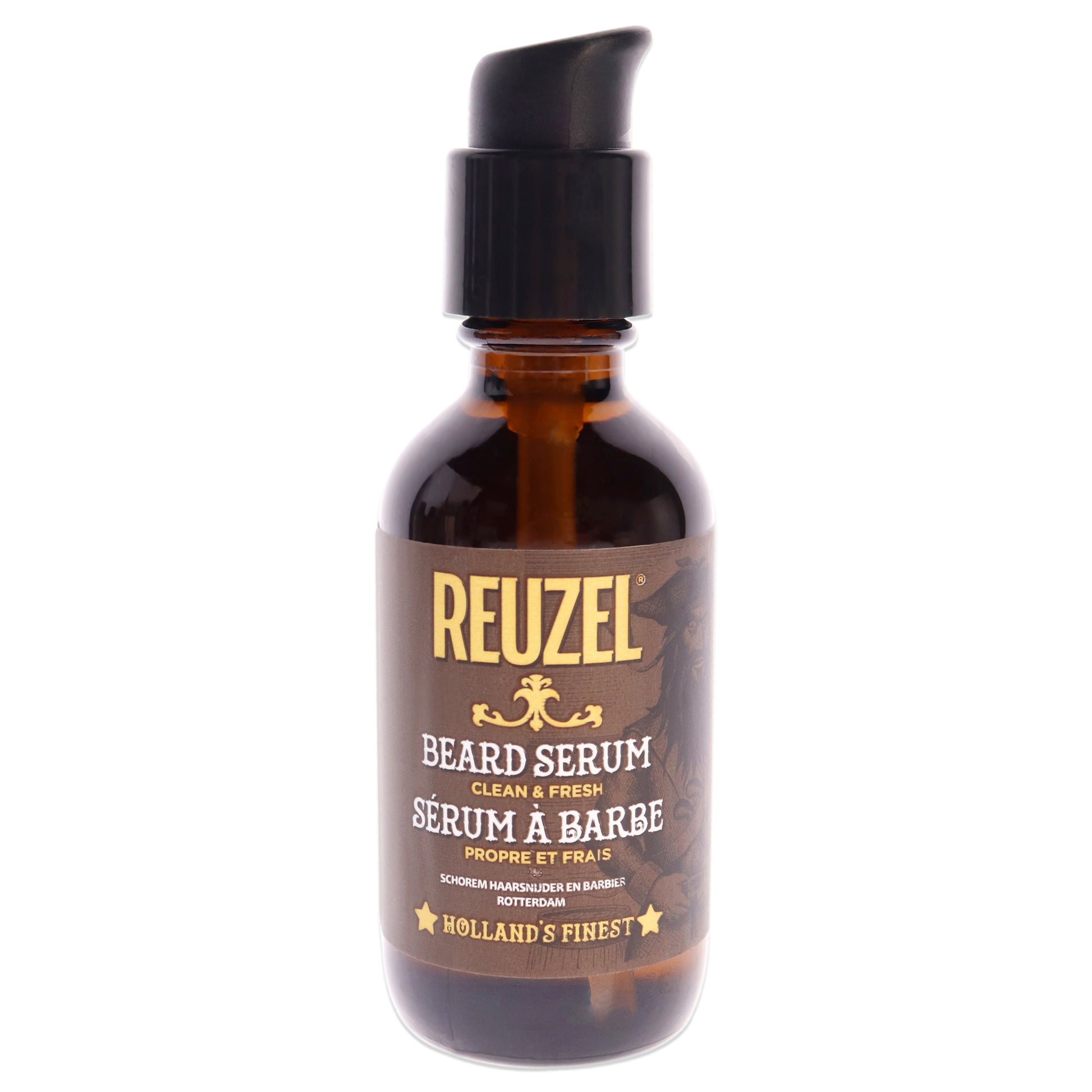 Clean and Fresh Beard Serum by Reuzel for Men - 2 oz Beard Serum