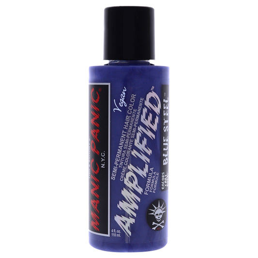 Amplified Hair Color - Blue Steel by Manic Panic for Unisex - 4 oz Hair Color
