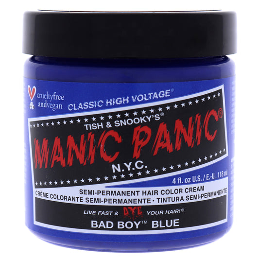 Classic High Voltage Hair Color - Bad Boy Blue by Manic Panic for Unisex - 4 oz Hair Color