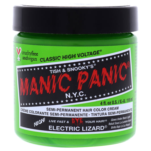 Classic High Voltage Hair Color - Electric Lizard by Manic Panic for Unisex - 4 oz Hair Color