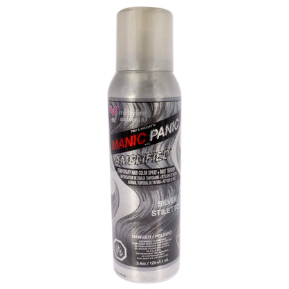 Amplified Temporary Hair Color Spray - Silver Stiletto