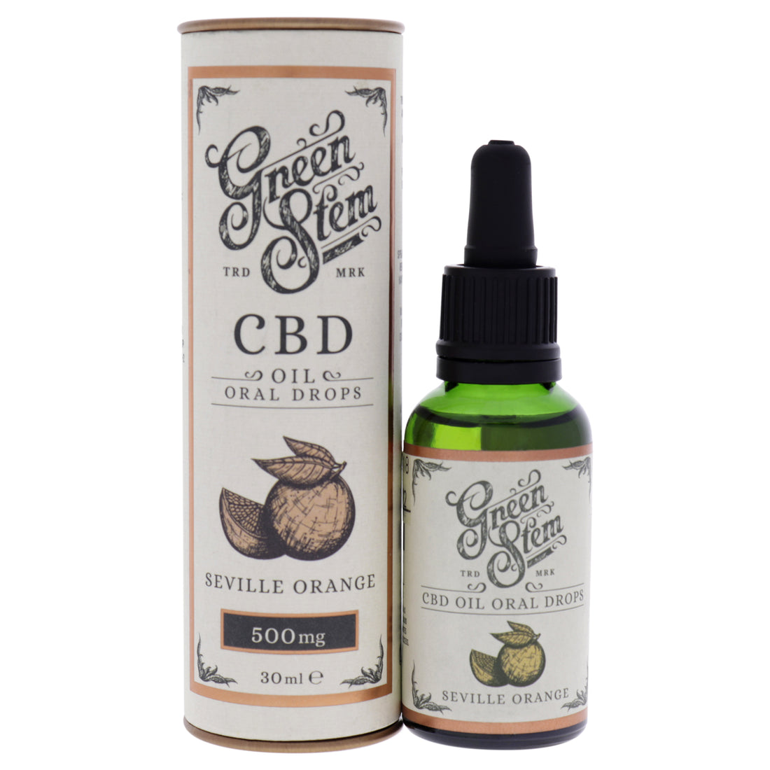 Green Stem CBD Oil Oral Drops 500mg