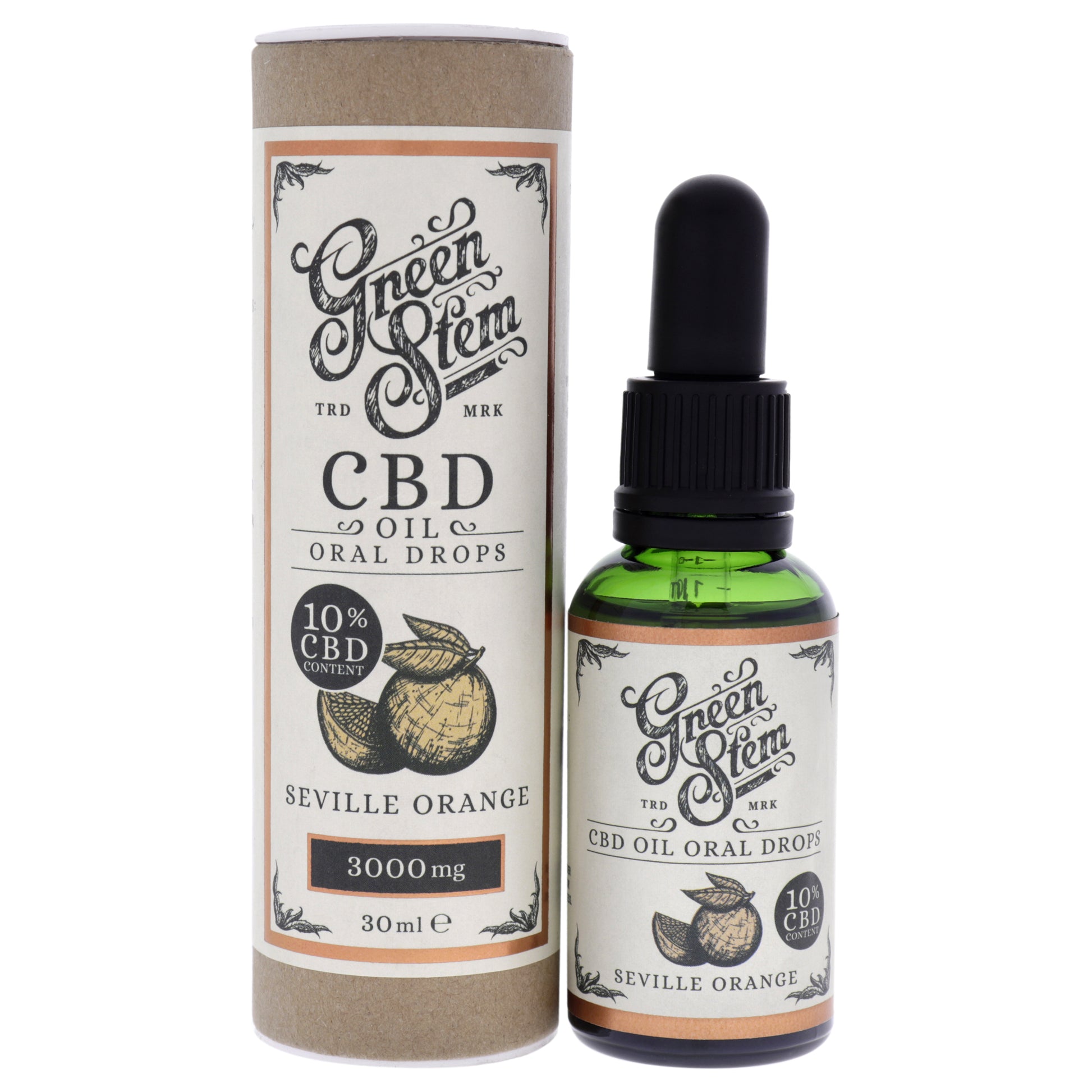 Green Stem CBD Oil Oral Drops 3000mg