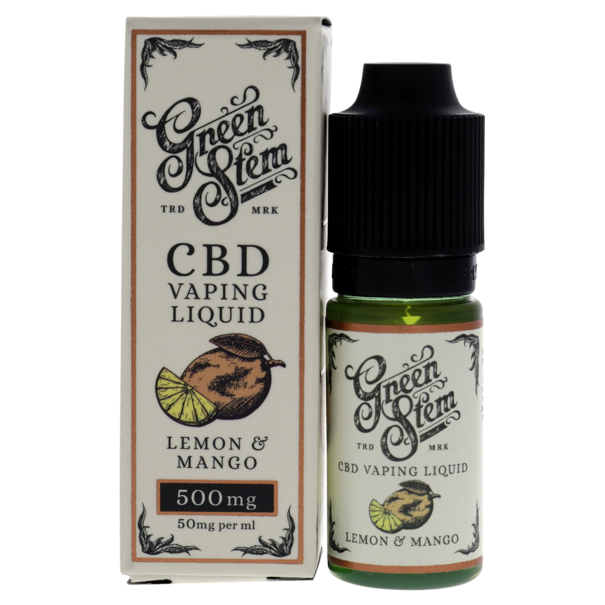 Green Stem CBD Vaping Liquid 500mg