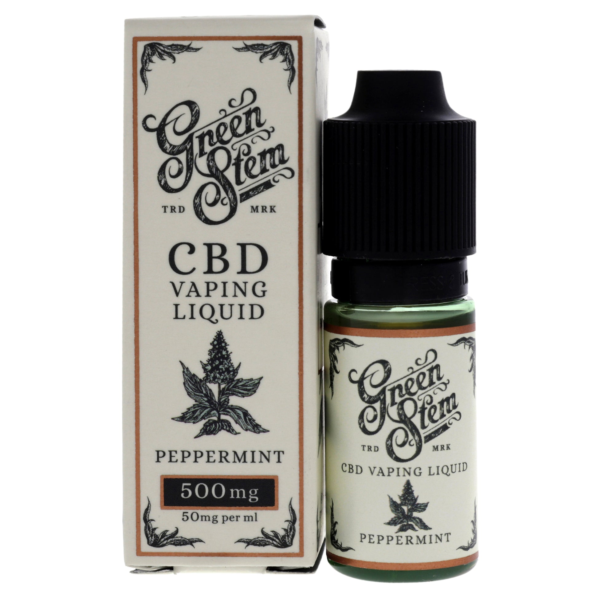 Green Stem CBD Vaping Liquid 500mg